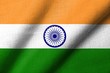 3D Flag of  India waving
