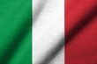 3D Flag of  Italy waving