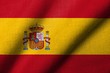3D Flag of Spain waving