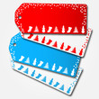 Christmas Sale Vector Tags
