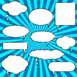 Vector Comic Speech Chat Bubbles