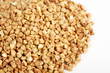 Buckwheat seeds closeup isolated on white