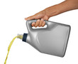 Flows out machine oil
