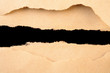 Ripped brown paper