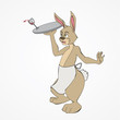 rabbit waiter