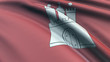 Flagge Hansestadt Hamburg