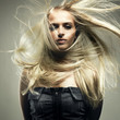 Beautiful woman with magnificent hair