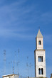 Antenne con il campanile di San Nicola - Bari Puglia