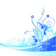 Vektor: VOLUTES BLEU SURS VOLUTES BLEU SURS