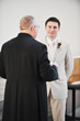 groom waits  bride