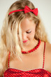 Foto: Frau mit blonden Haaren Frau mit blonden Haaren