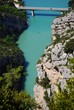Le Verdon, le grand canyon et le pont Galetas Le Verdon, le grand canyon et le pont Galetas