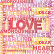 Valentine heart from love words Valentine heart from love words