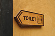 Toilet sign symbol