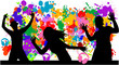 Party-  grunge background