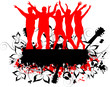 Party- grunge background Party- grunge background