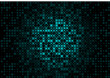 Disco blue dotted vector background pattern Disco blue dotted vector background pattern