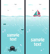 Vector: sea banners sea banners