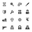 Illustration: Law & Crime Icons - minimo series Law & Crime Icons - minimo series