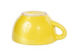 Upside-down cup isolated