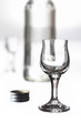 Photo: glass and a bottle glass and a bottle
