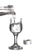 Photo: glass of vodka glass of vodka