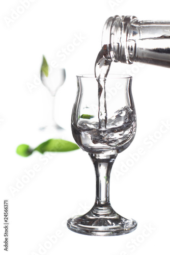 Photo: glass of vodka glass of vodka