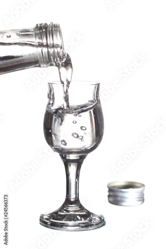 Photo: glass of vodka glass of vodka