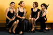 Cheerfull clarinet quartet