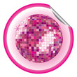 disco ball purple sticker disco ball purple sticker