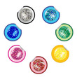 disco ball stickers collection disco ball stickers collection