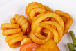 Foto: Seelachs in der Knusperkruste mit Calamares Seelachs in der Knusperkruste mit Calamares