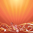 Festive music backdrop Festive music backdrop
