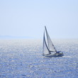 Sailing on the Adriatic sea