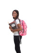 Photo: College student young African American woman College student young African American woman