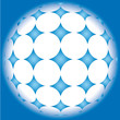 Abstract vector background ball