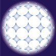Abstract vector background ball