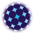 Abstract vector background ball