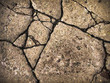 broke rock wall