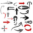 Set of arrows. Vector version available in my gallery.