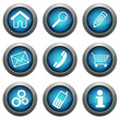 Internet Symbole - Buttons - Icons - Schaltflächen