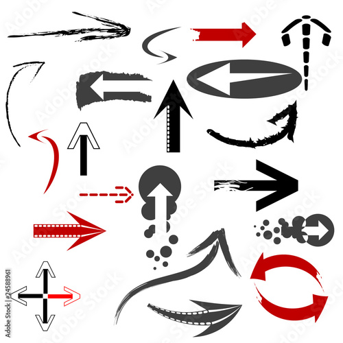 Vector: Set of arrows. Vector version available in my gallery. Set of arrows. Vector version available in my gallery.