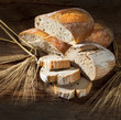 fresh crackling bread