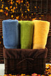 Vibrant towels. Vibrant towels.