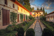 Alhambra patio, Granada, Spain