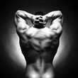 Naked athlete