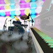 musical instruments on a music stage