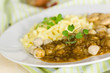 Fleischbällchen mit Spätzle,Bohnen