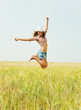 Jumping girl