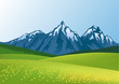 Vector: Mountain background Mountain background